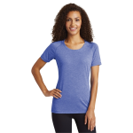 Sport-Tek Ladies PosiCharge Tri-Blend Wicking Scoop Neck ...